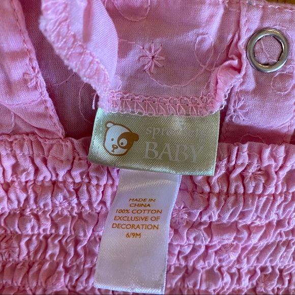 sprockets baby Dresses Sprockets Baby Pink Dress Bow Ribbon Size 69